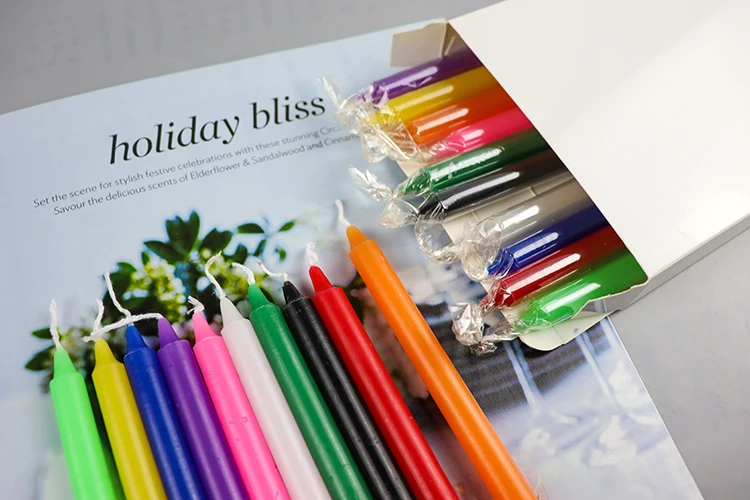 Wholesale Candle Factory Colour Candle Colored Taper Candles Buy