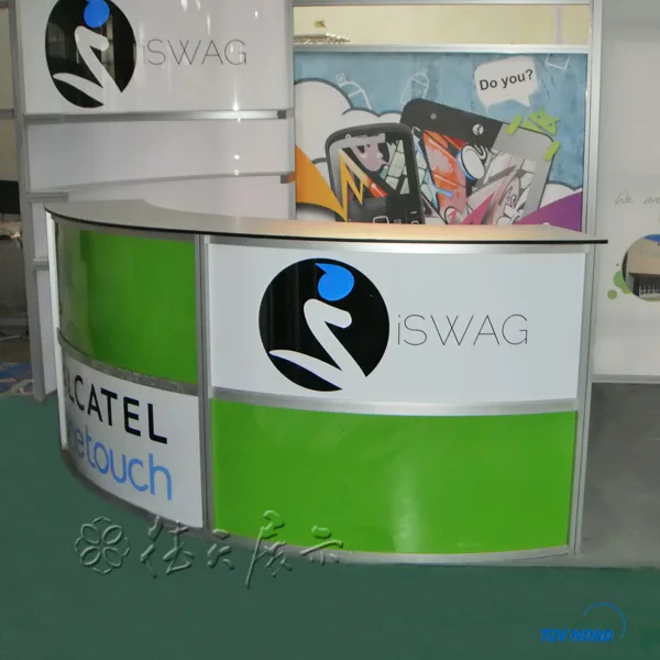 Dexin oferta 10*20 mostrador de comércio estande de exposição projeto da cabine da exposição