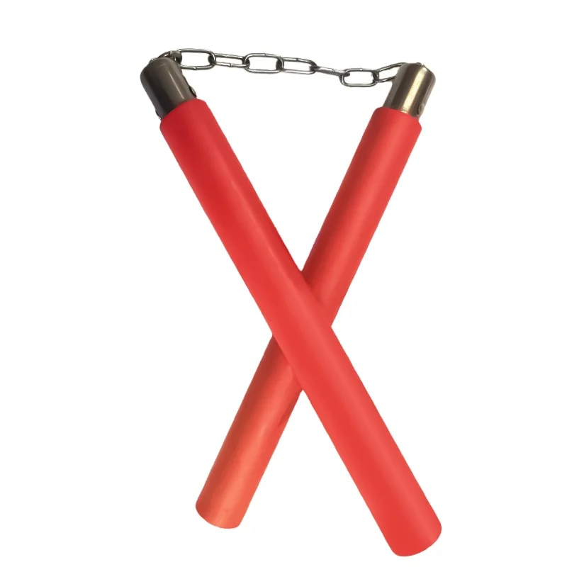 Free Shipping Kung Fu Nunchakus with Rope Chain Manufacturers' Equipment Made From Eva Foam Sponge for Martial Arts