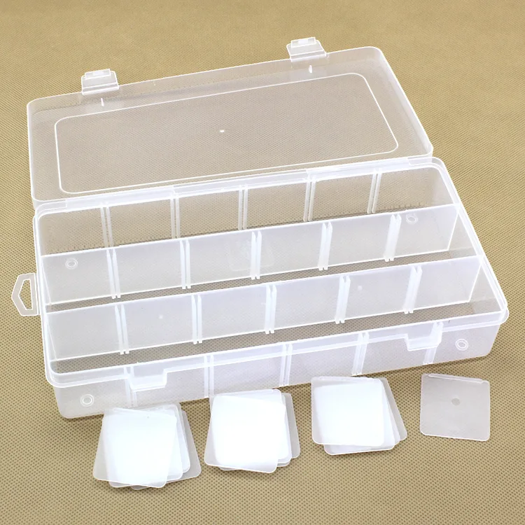 Wholesale Pp Material Storage Box With Adjustable Dividers Small