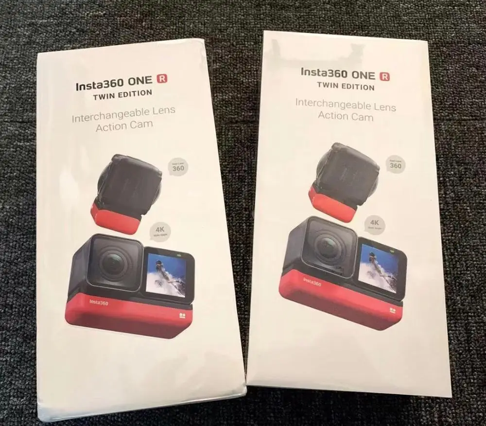 
 Оригинал Insta360 ONE R 360 5,7 K 4K широкоугольная многомодульная камера Twin Edition  