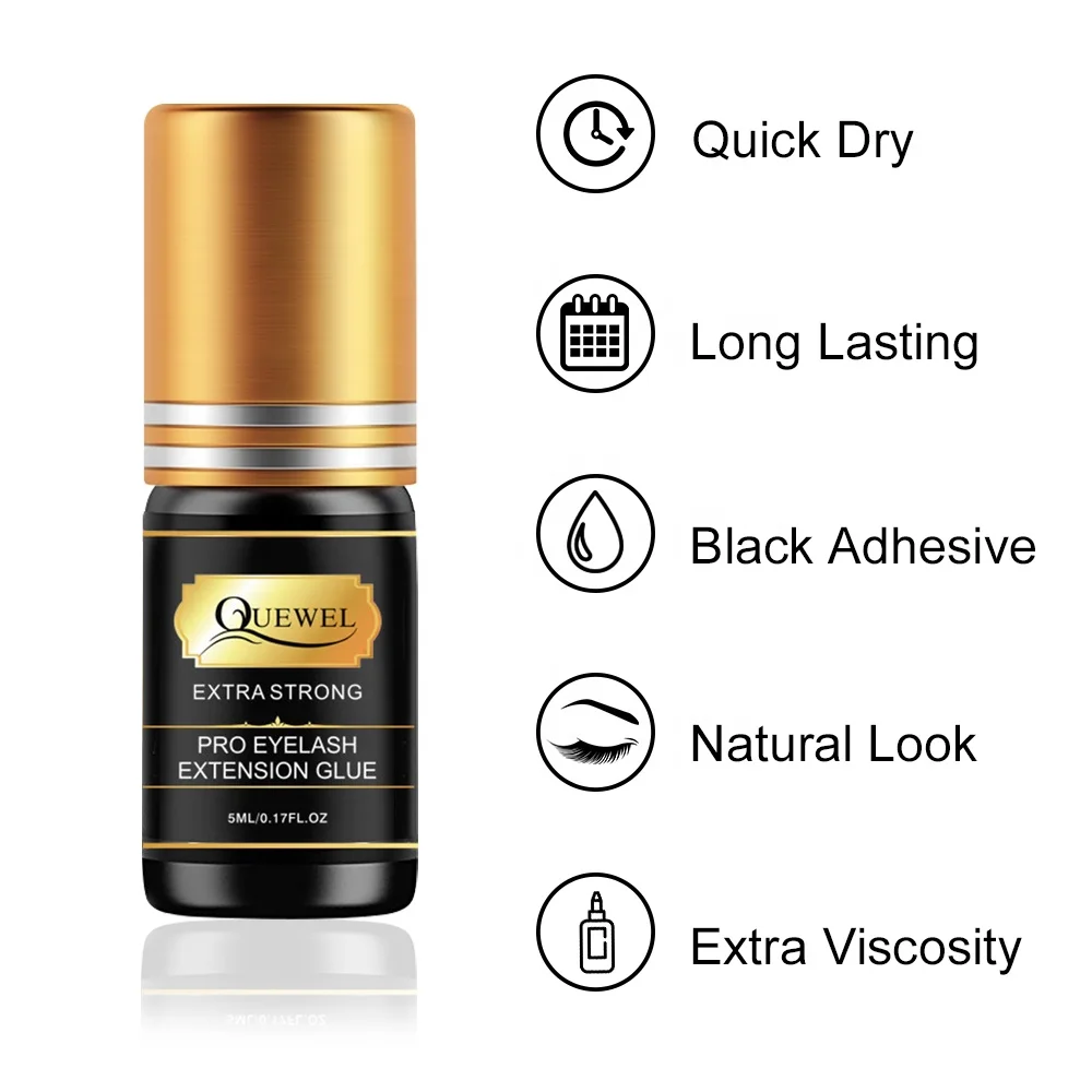 Extra Strong Eyelash Extension Adhesive Glue Custom Private Label Eyelash Adhesive Long Lasting Eyelash Glue Adhesive