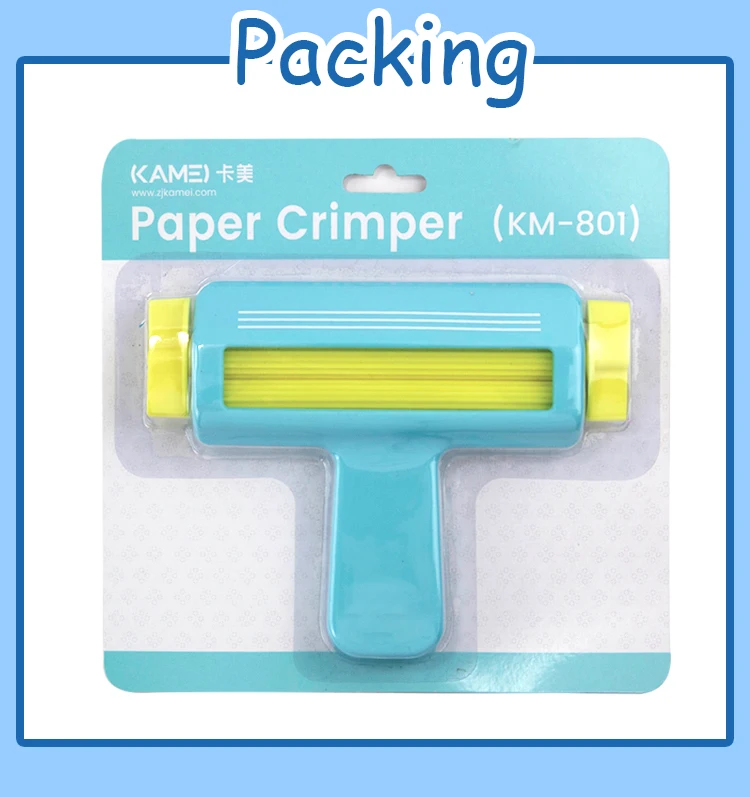 Hot Sale Straight Line Star Heart Craft Paper Crimper For Easy Diy