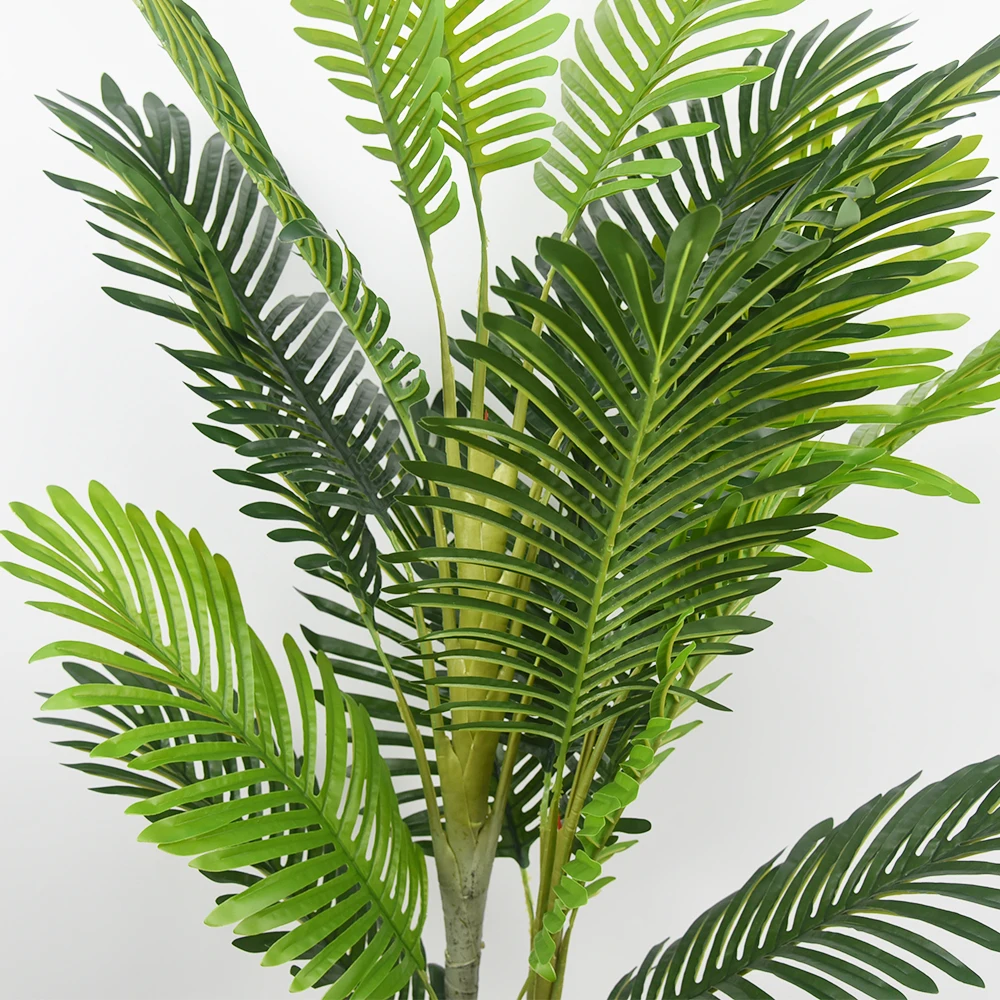 Huicai Factory Decorative Artificial Fake Bonsai Palm Tree With Pot