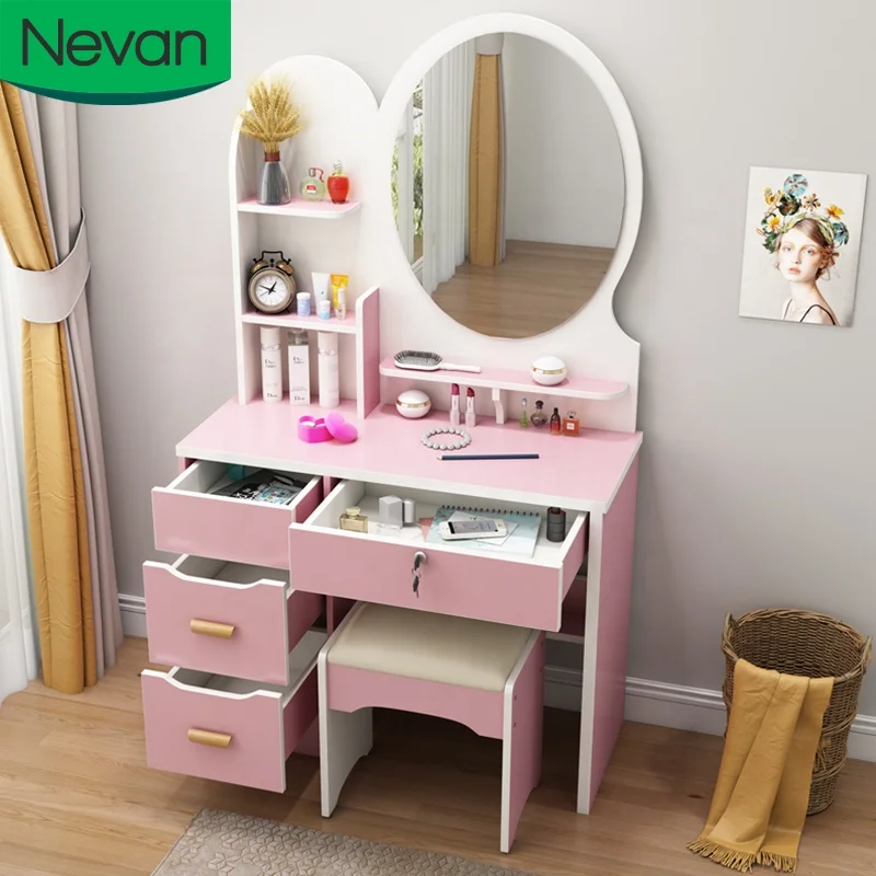 Bedroom Furniture Supplier Hot Sale Cheap 4 Drawers Mdf Wood Vanity Dresser With Mirror Dressing Table Buy Dresser With Mirror Dressing Table Dressing Table Mirror Dresser Mirror Vanity Dresser