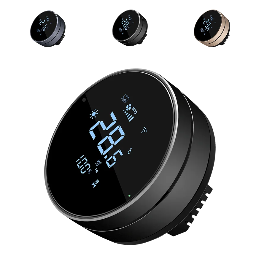 Modbus WIFI Touch screen room  thermostat with external sensor