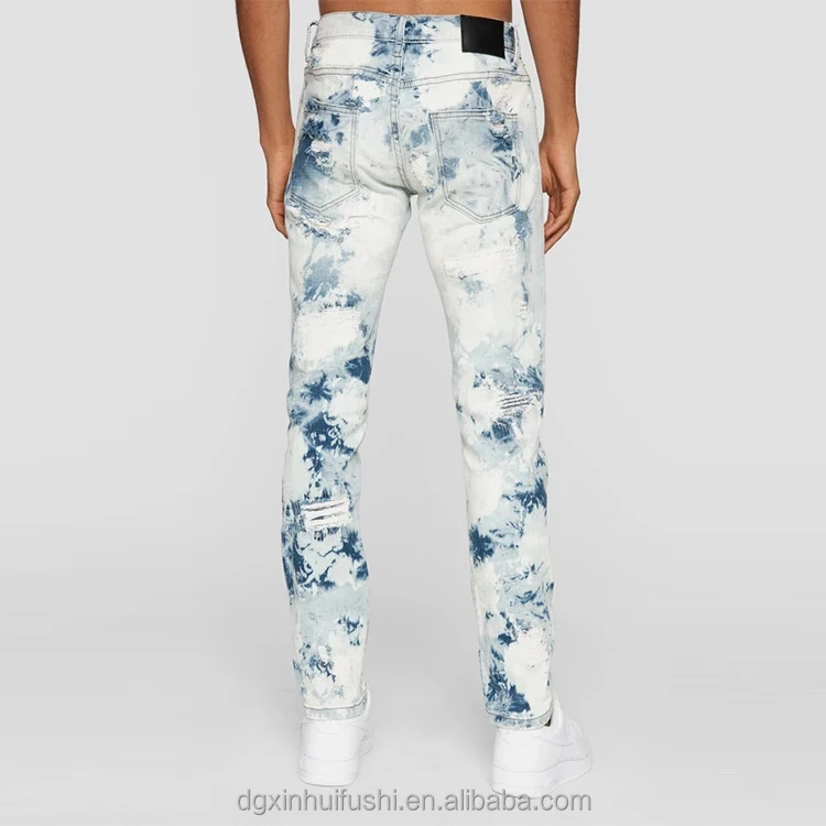 white paint splatter jeans mens