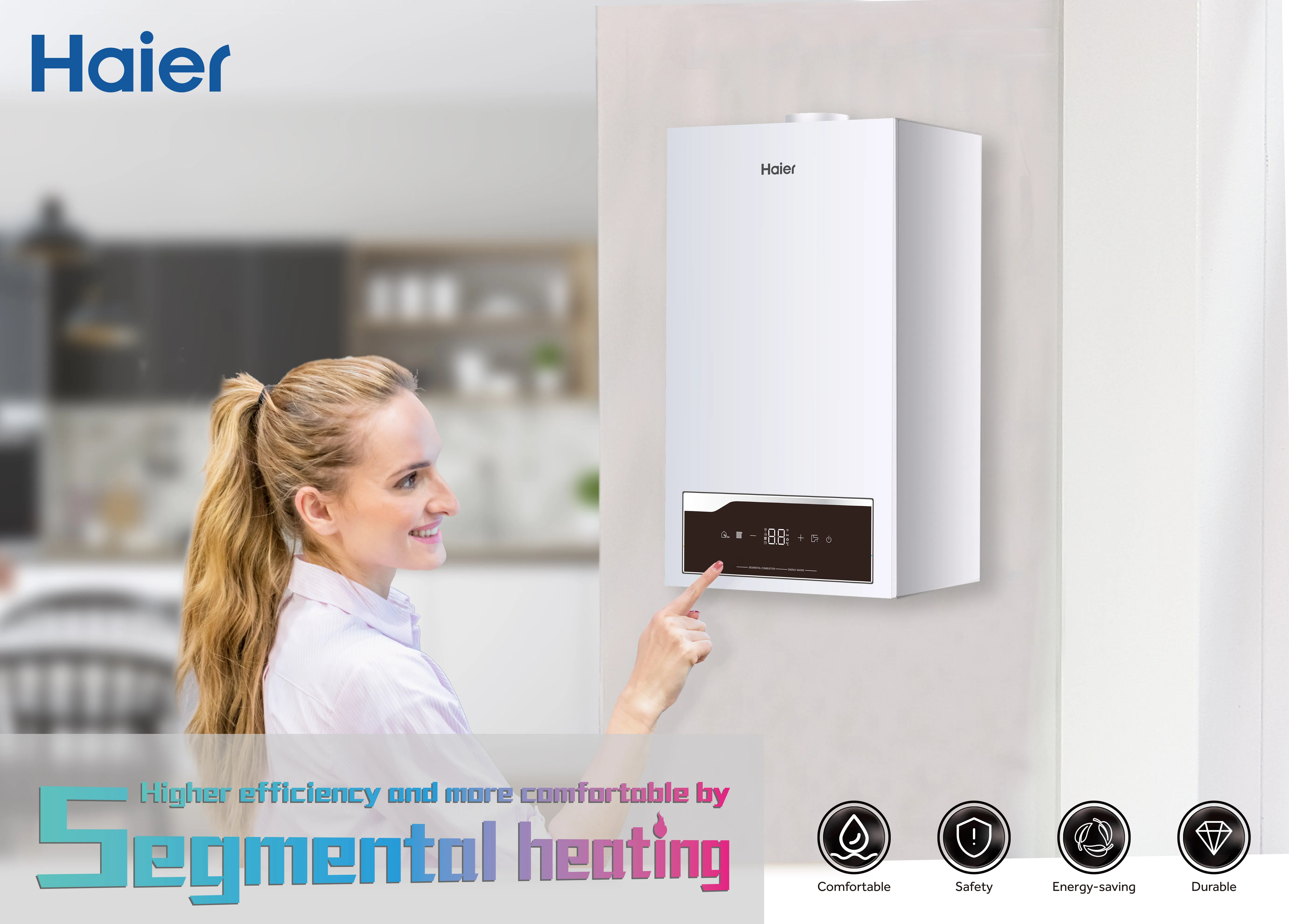 Factory Price Intelligent Control Heat And Exchanger Gas Combi Fired