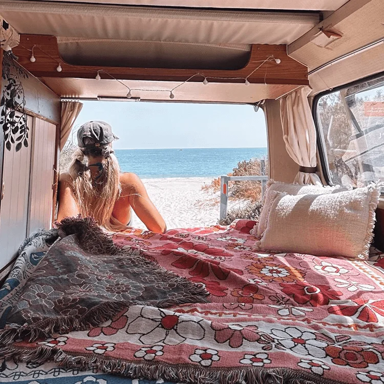 Изготовленное на заказ 100% хлопковое Тканое одеяло гобелен богемное одеяло