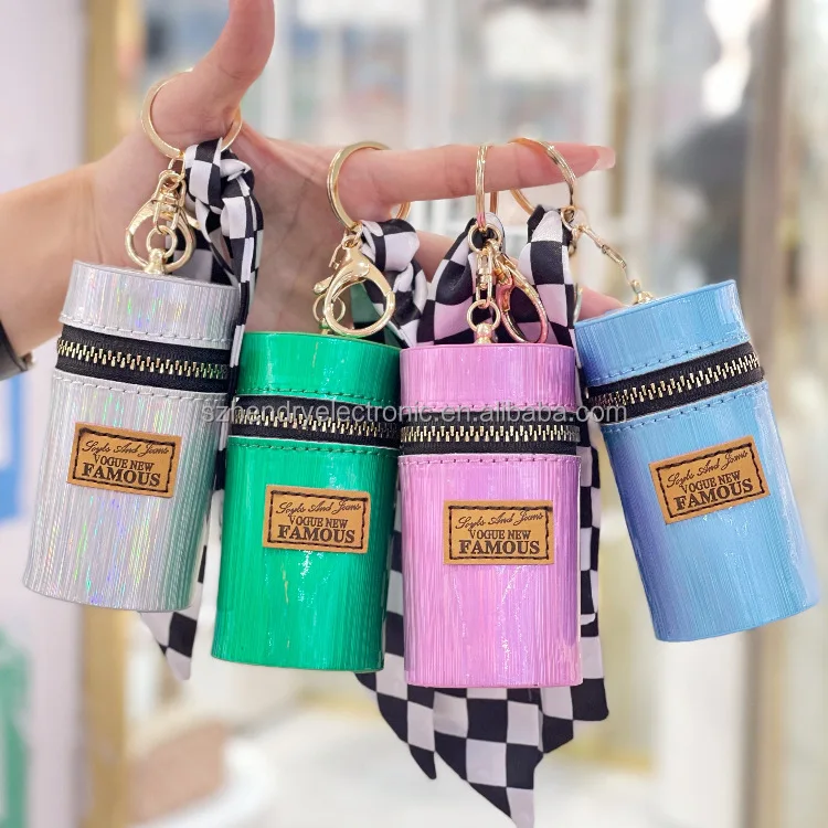 Fashion Designer Women Key Holder Luxury Car Key Chain Bag Charm