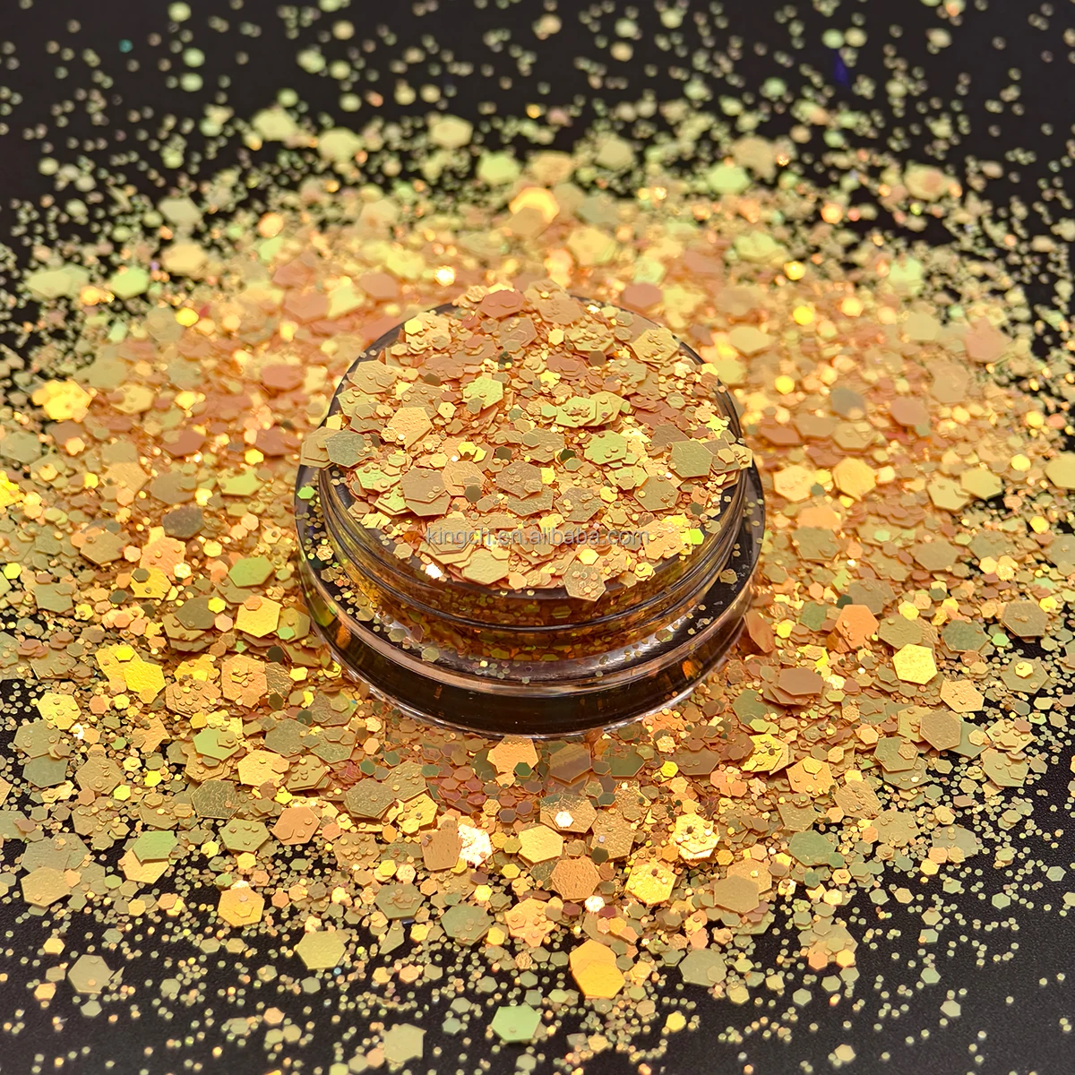 product bulk 15 colors rainbow glitter 5g shaker nail art solvent resistant polyester glitter-10