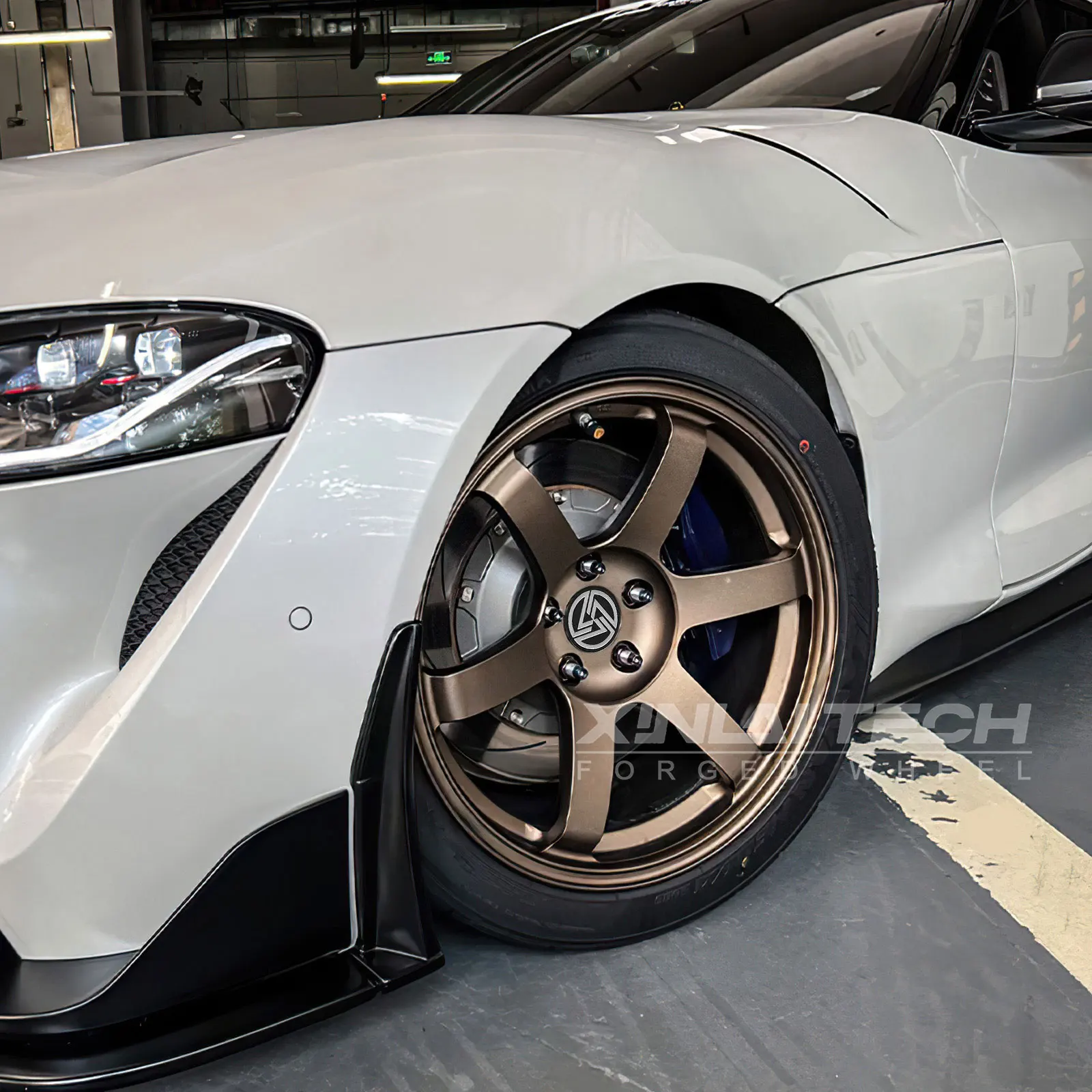 XL Bronze Finished Custom Monoblock Forged Wheel Jantes 5x112 5x120 5x114.3 17 18 19 20 21 22 23 Inch Racing Car Wheel Rim - Image 2