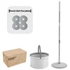 Ensemble de nettoyage pour sols + quatre lingettes rondes
