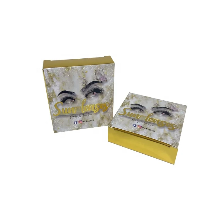 Eyeshare Printing Custom Practical Colored Contact Lens Packing Box Contact Lenses Packaging Box Color Contact Lens details
