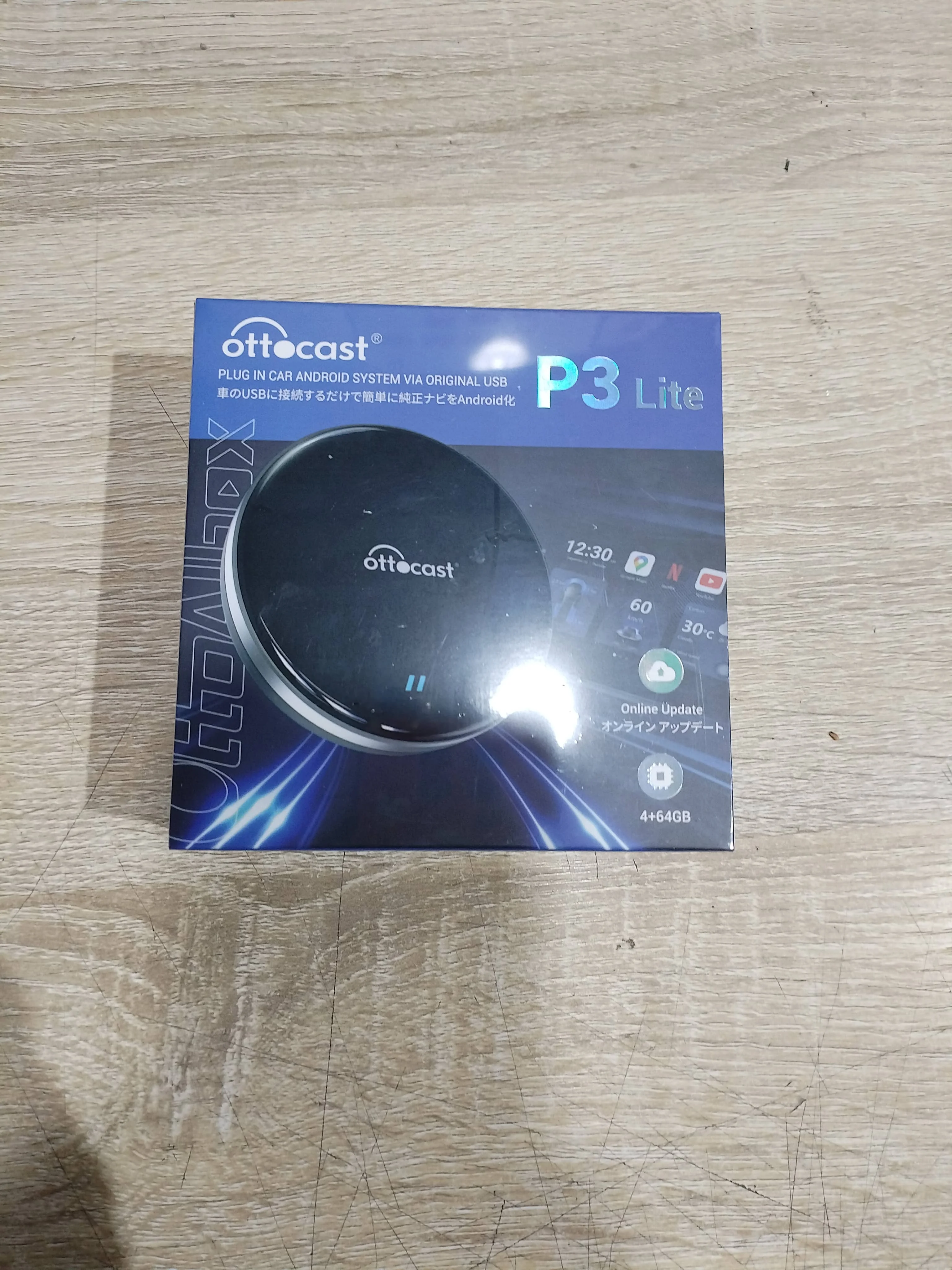 Ottocast Ottoaibox P3 Lite - Universal Carplay & Android Auto