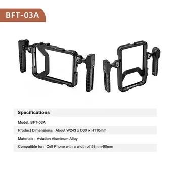New Model Outdoor Live Phone Stabilizer Universal Handheld Video Shooting Bracket with Bluetooth Aluminum Alloy Material detail image