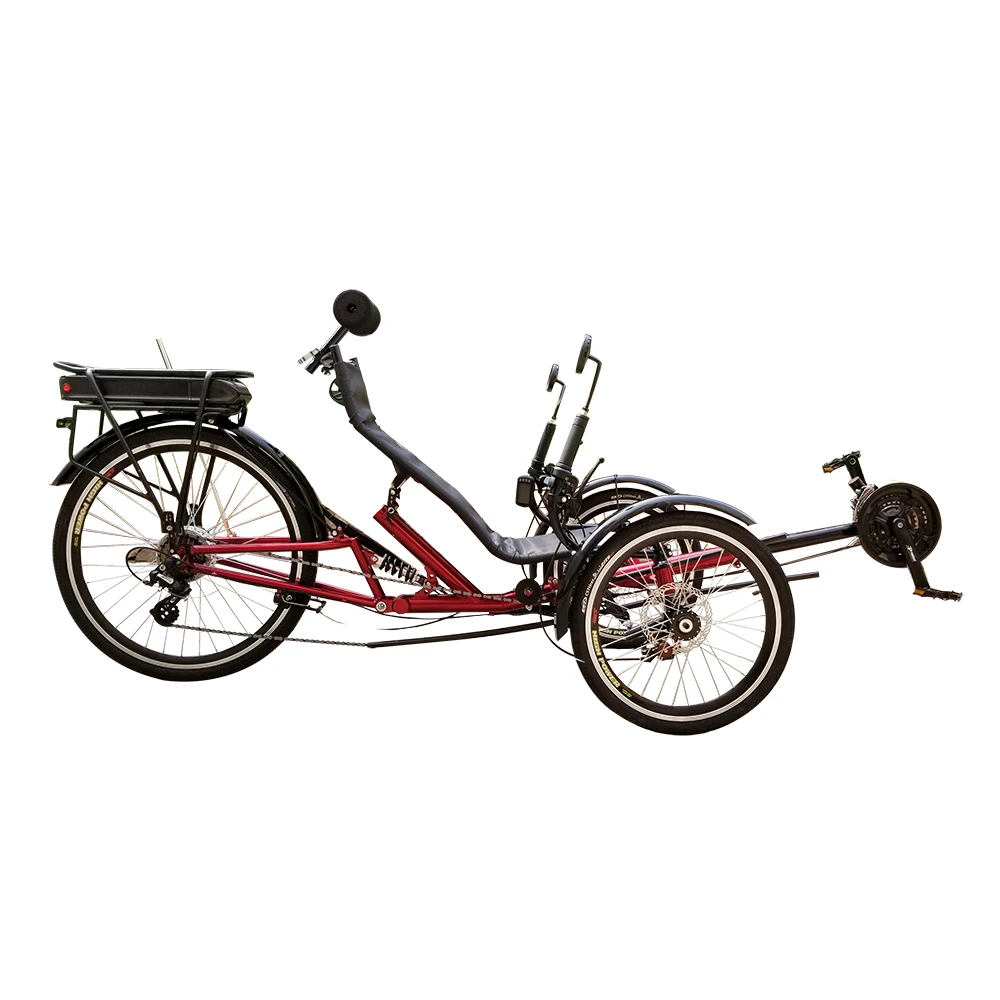 500watt Electric Pedal Assistant Wheeled Recumbent Trikes