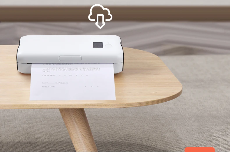 HZ-A4DY ポータブルサーマルプリンター本体 + 用紙3ロール