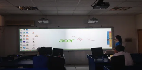 Multi Infrared Touch Portable Smart Board 100 Inch Interactive Whiteboard for School