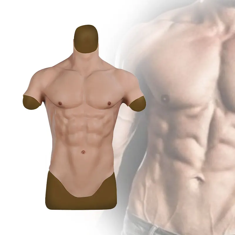 Silicone muscle suit for cosplay floating point design-D6 series