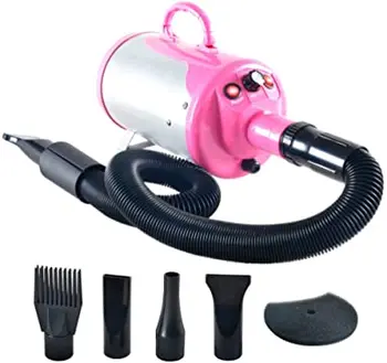 Amazon Hot 3.2HP Stepless Adjustable Speed Dog Grooming Blower Pet Hair Force Dryer with Heater