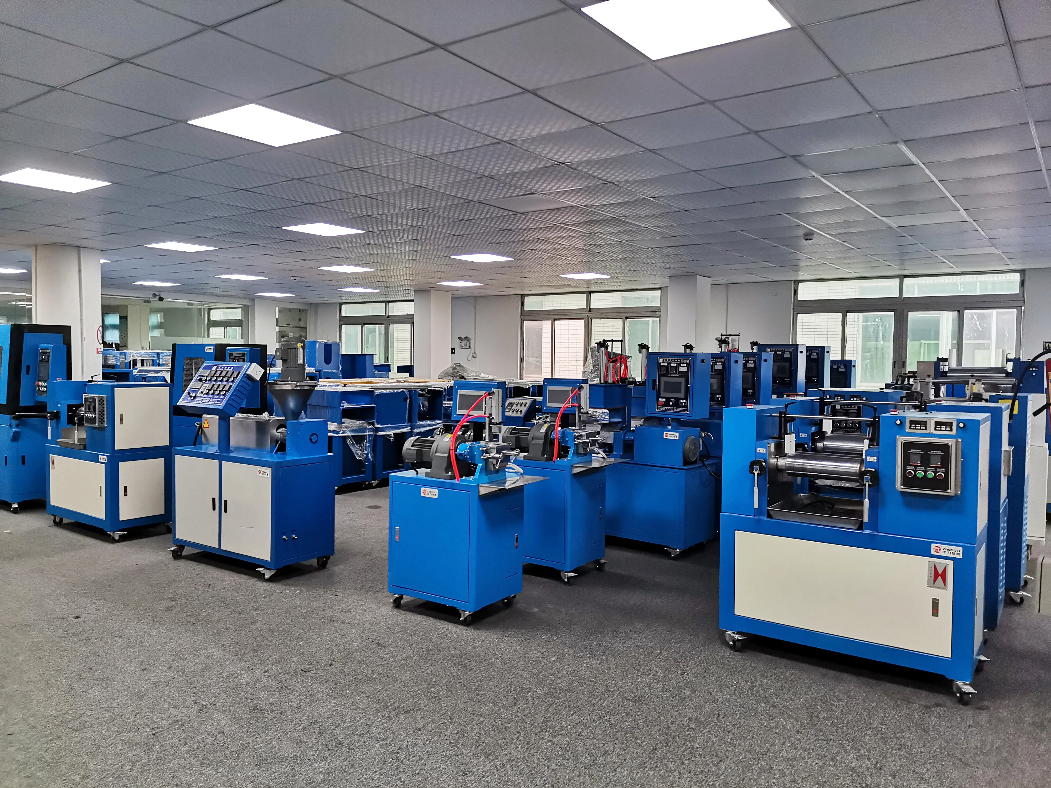 Used Lab Silicone Plastic Rubber Compounding Two Roll Mixing Open Mill Equipment Price