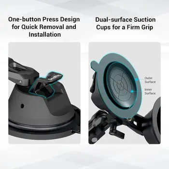 For SmallRig Lightweight Vehicle Shooting Mount Mobile Phone Action Camera for GoPro Car Window for Sony Suction Mount 3566 detail image