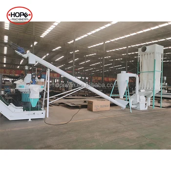 New 460 Alfalfa Pellets Making Machine Vertical Ring Mold Full Set 1 Ton Capacity for Cattle and Sheep Feed Production Line