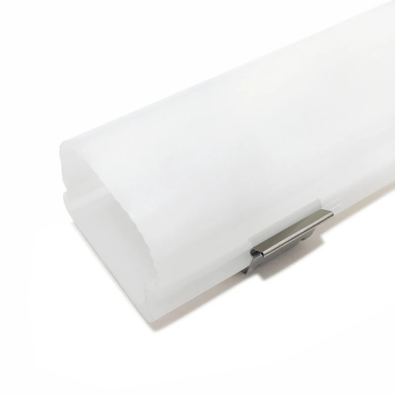 Экструдированный пластиковый профиль прозрачная пластиковая Светодиодная лента светорассеиватель крышка