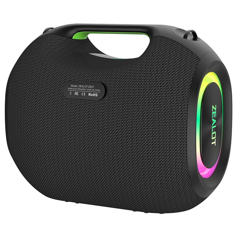Hot Sale Zealot ZE01 120W Rechargeable Portable Big Bass Party
