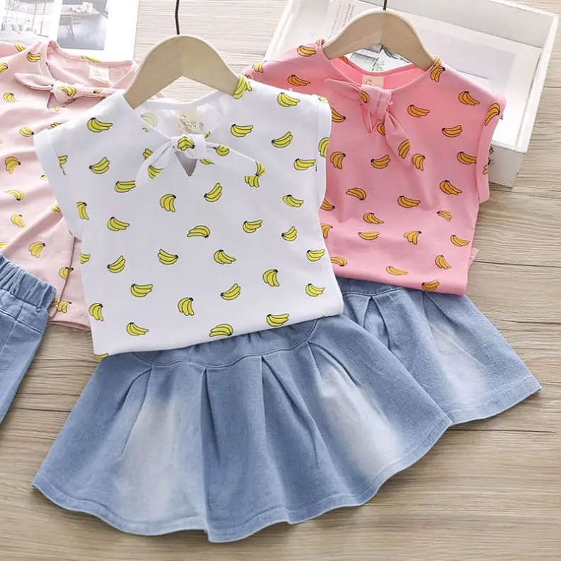 China Market Summer Baby Clothes Little Girl Flower Jeans Dress Sets From  Aliexpress Online Shopping