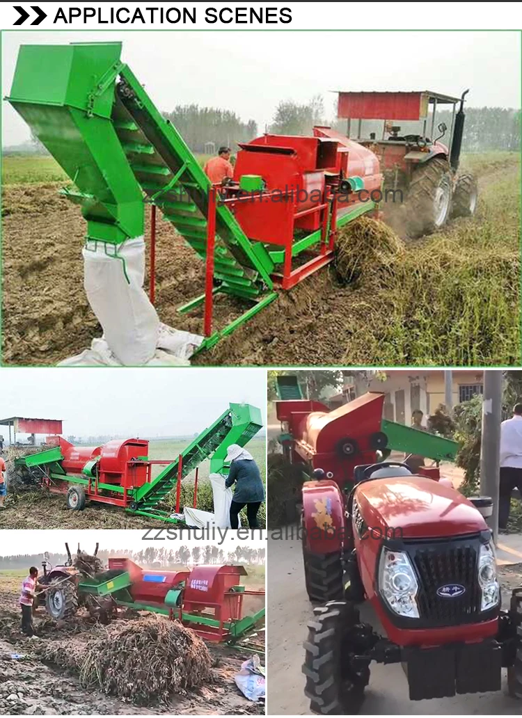 Fully Automatic Groundnut Harvesting Machine Peanut Picker Groundnuts Picker Hervester Machine