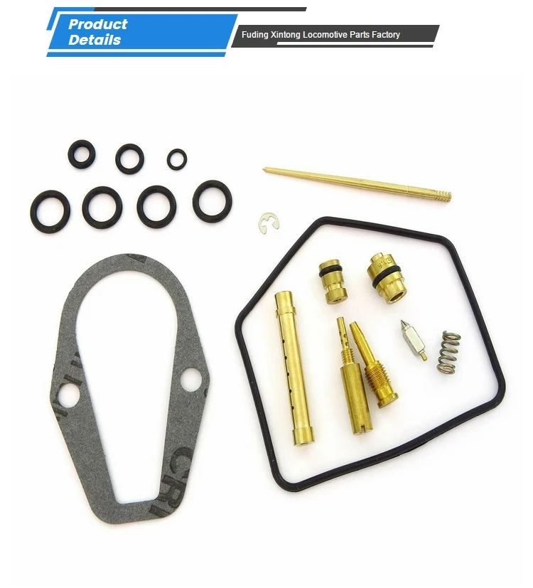 4x Motorfiets Carburateur Revisie Reparatieset Sproeiers