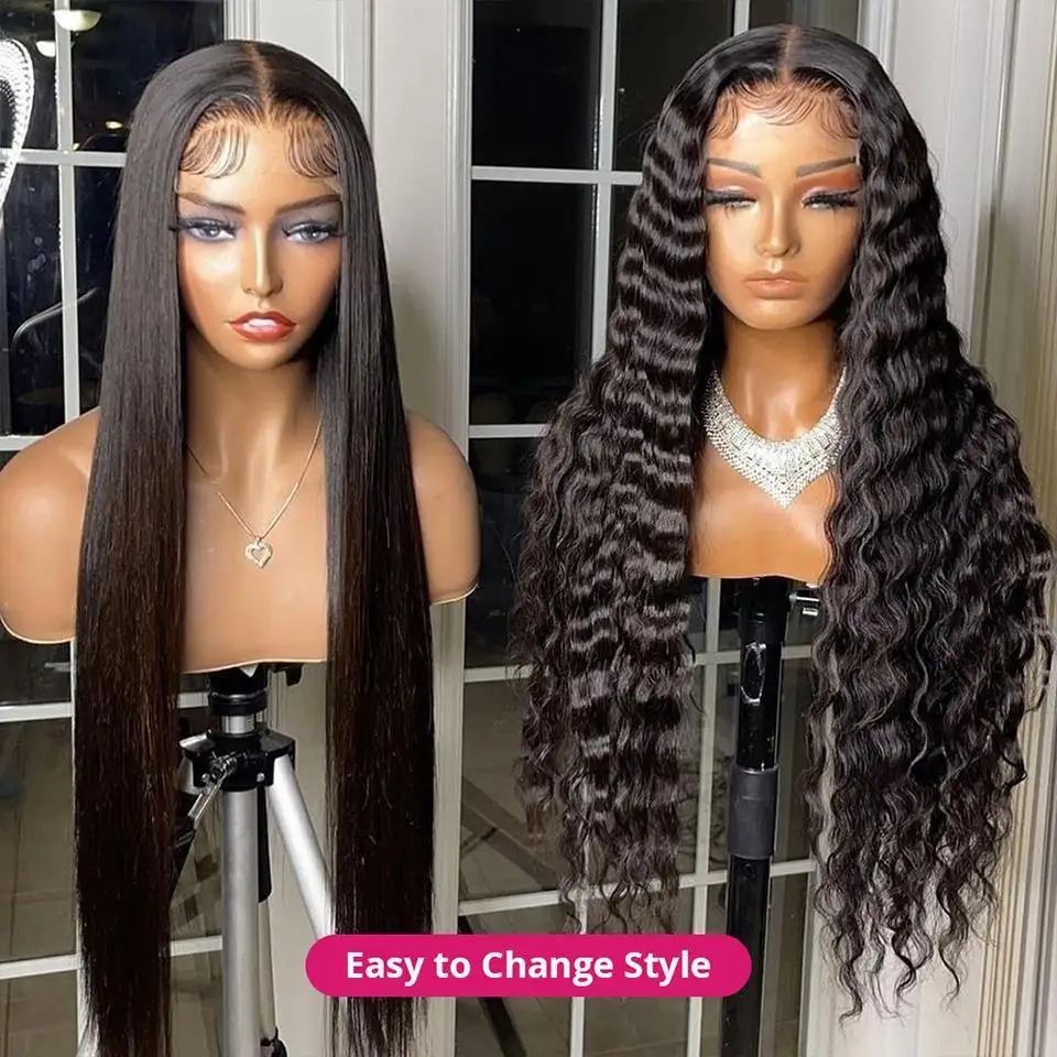 Cheap Glueless Lace Wigs Bone Straight Indian Virgin Human Hair Lace Front Wigs Full Frontal HD Lace Wig Human Hair Vendor