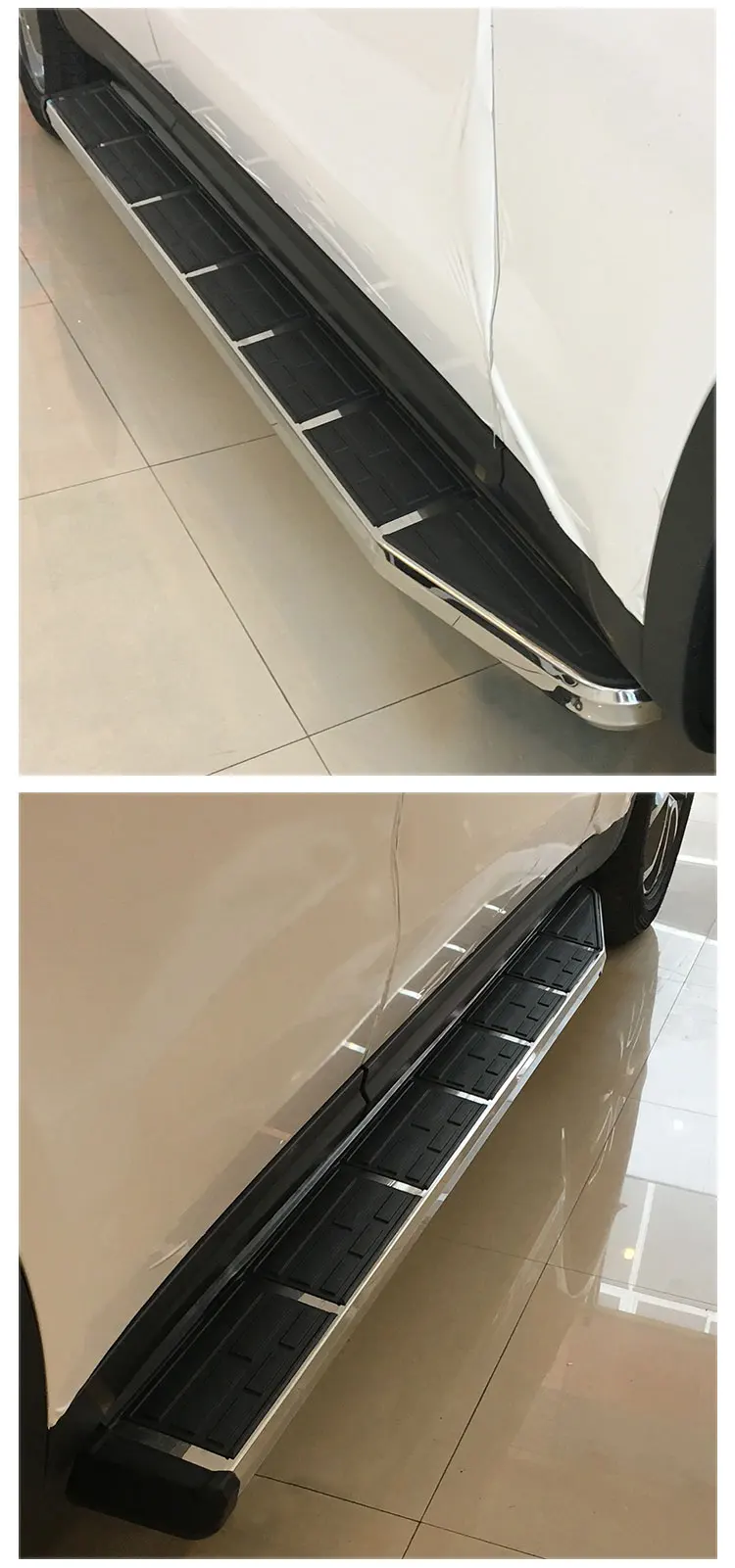 Factory Wholesale Aluminum Fixing Side Step for FORD Edge Territory explorer Equator Ecosport Escape Fixed Step Running Boards factory