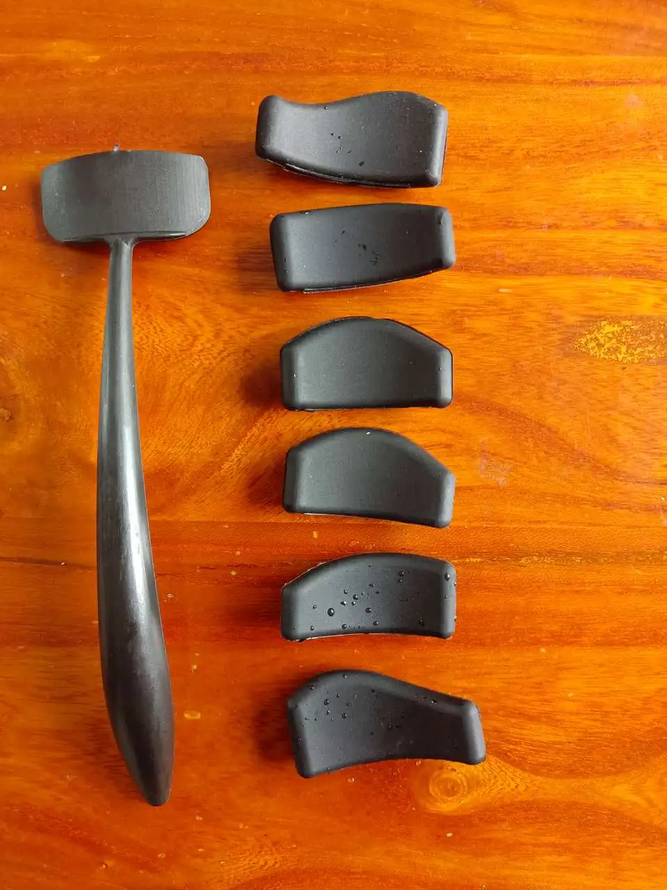 Набор для макияжа 6 в 1, силиконовый портативный водонепроницаемый набор штампов для теней