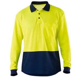 Hot Sale Long Sleeve Fast Dry Worker Polo