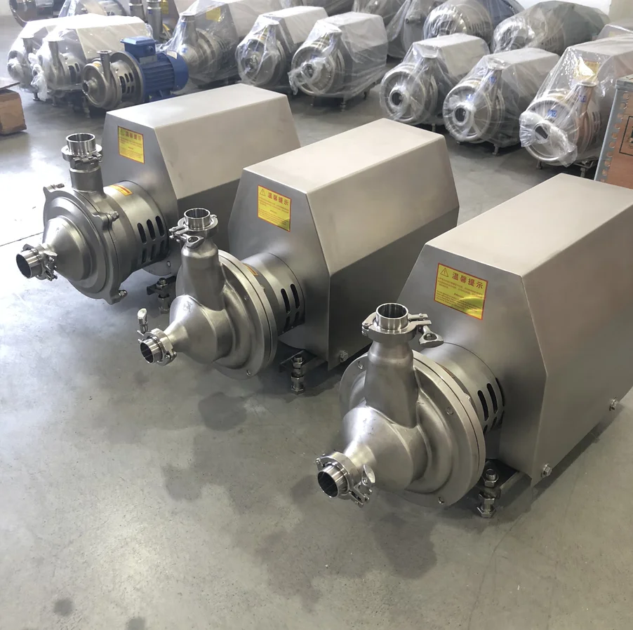 Stainless Steel CIP Self-Priming Position Water Pump