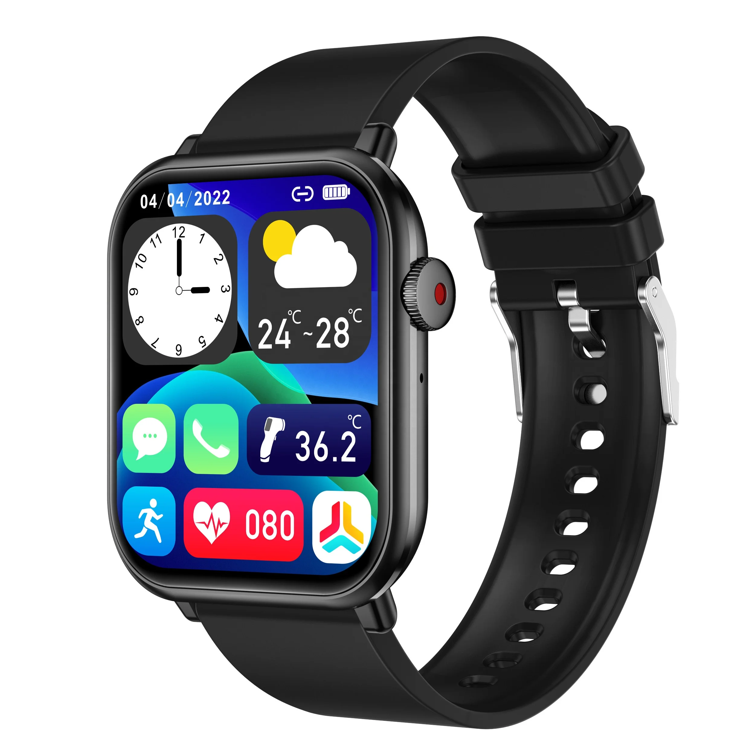 QX9 Heart Rate Monitoring BT Calling Smart Watches Reloj Inteligente Sport Temperature Smart Watch