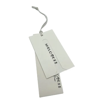 Hang Tags Customized Labels for Brand Clothing Labels Private Brand Tags Textured Unique Design Grams Paper High Quality Trendy