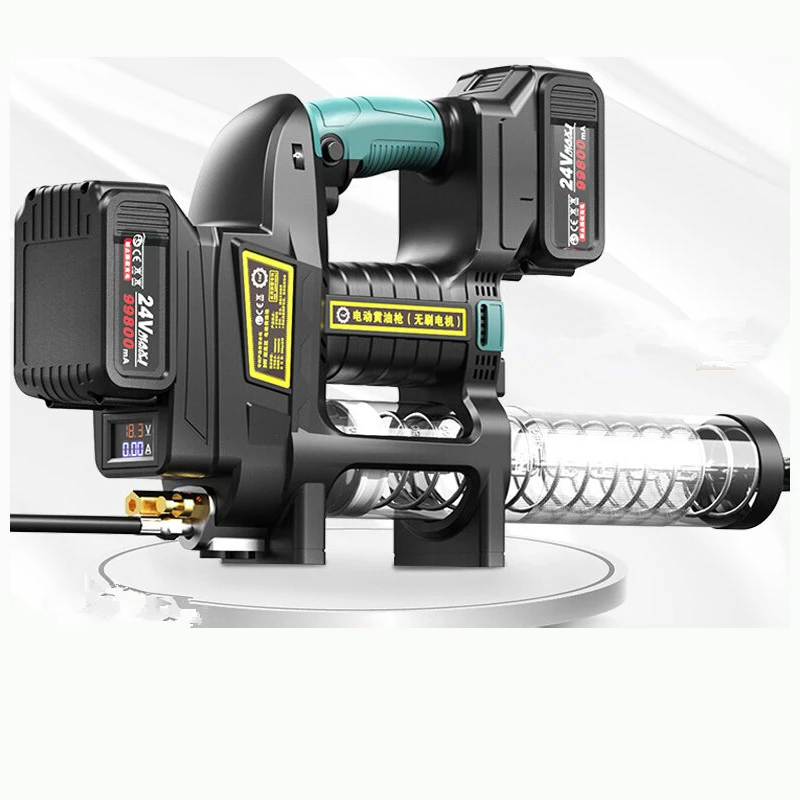 TEBAK Electric High Pressure 24V Cordless Electric Grease Pump Power Tool Lithium Battery Digital Electric Cordless Grease Gun