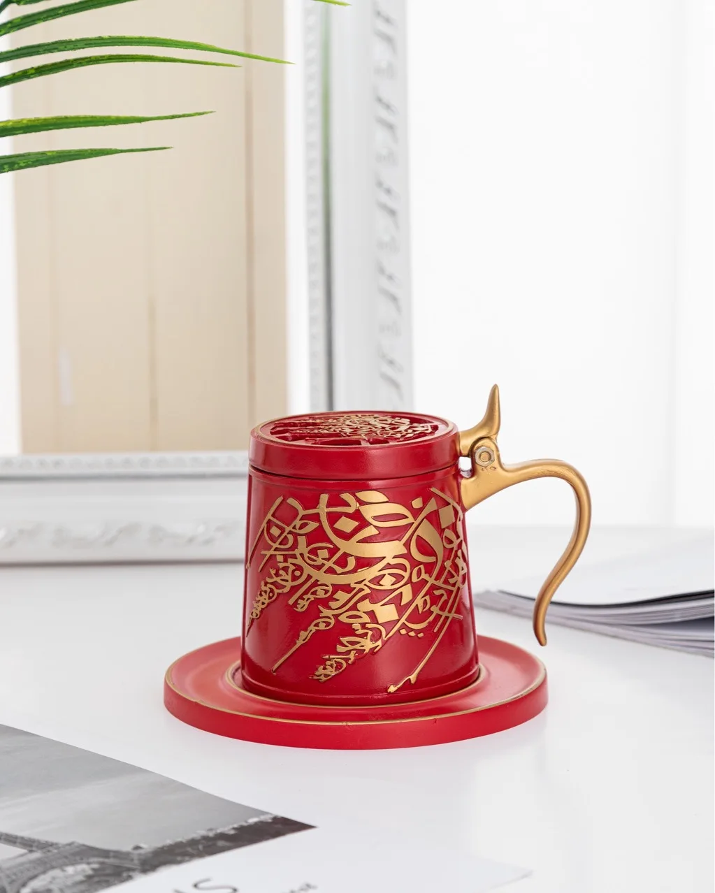 Factory Price Upgrade Design Jamal Collection Mug Shape Ceramic Home Deco Incense burner