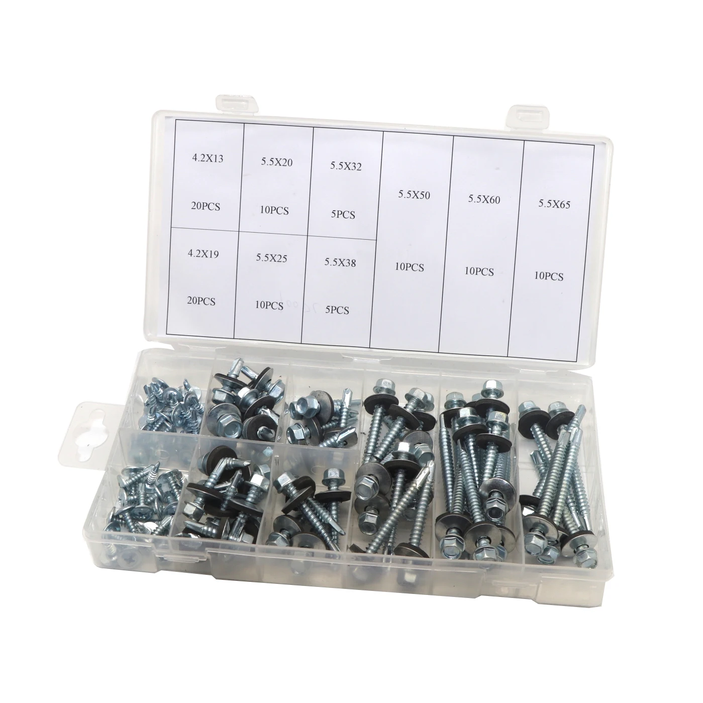 100PC ASSORTED ROUND HEAD TAPPING SCREW