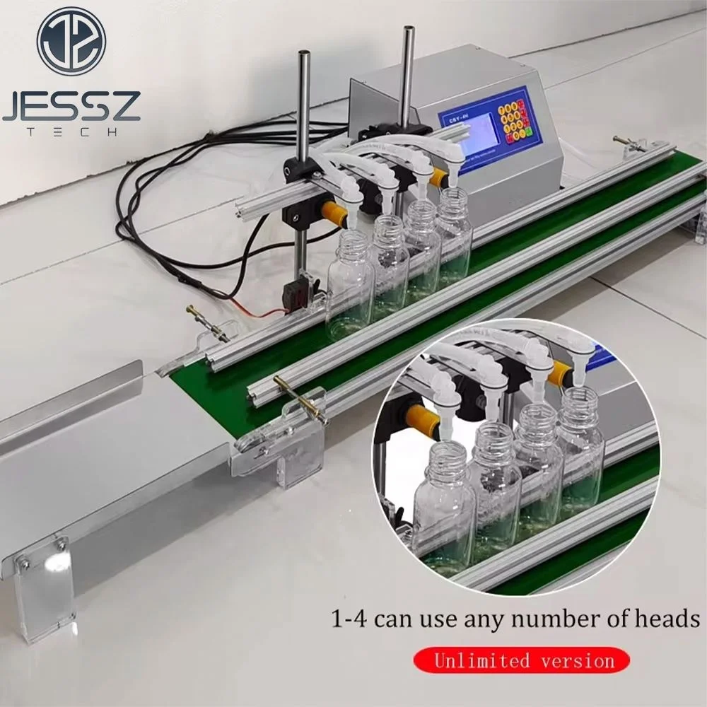 Bottling Machine With 2-4 Nozzles for Gin Vodka Small Scale Glass Bottle Liquor Bottling/alcohol Whiskey Filling Equipment