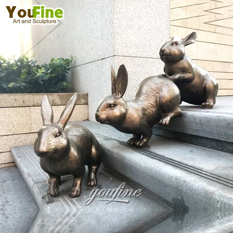 実物大の動物彫刻 ブロンズ製のウサギの彫刻 公園用| Alibaba.com