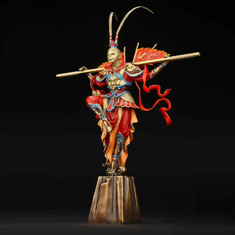 Cheap China Monkey King Figure - Brass Carving Sun Wukong