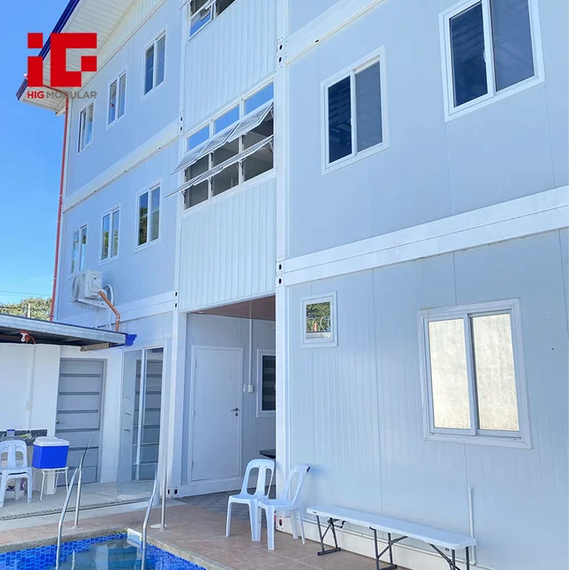 Customized 40Ft Luxury Villa Prefabricated Prefab Home Movable Modular Prefab Home Detachable Container House Modular Hotel