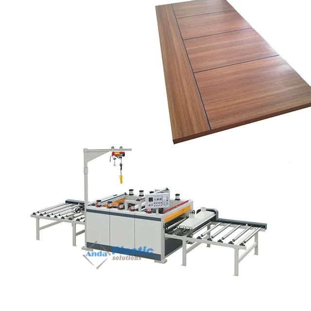Ламинирование широкой доски и машина горячего тиснения
