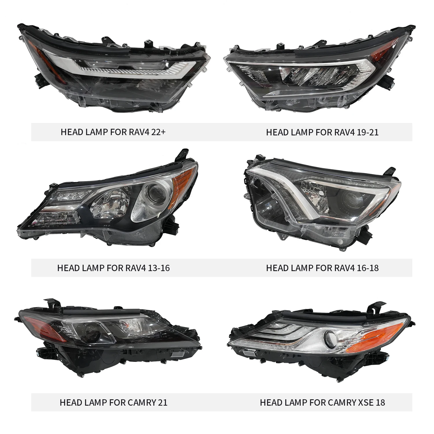 High quality full led 3len design head lamp for Toyota Camry 2018 head light details