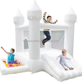Commercial grade mini white color jumping castle inflatable party inflatable bouncer